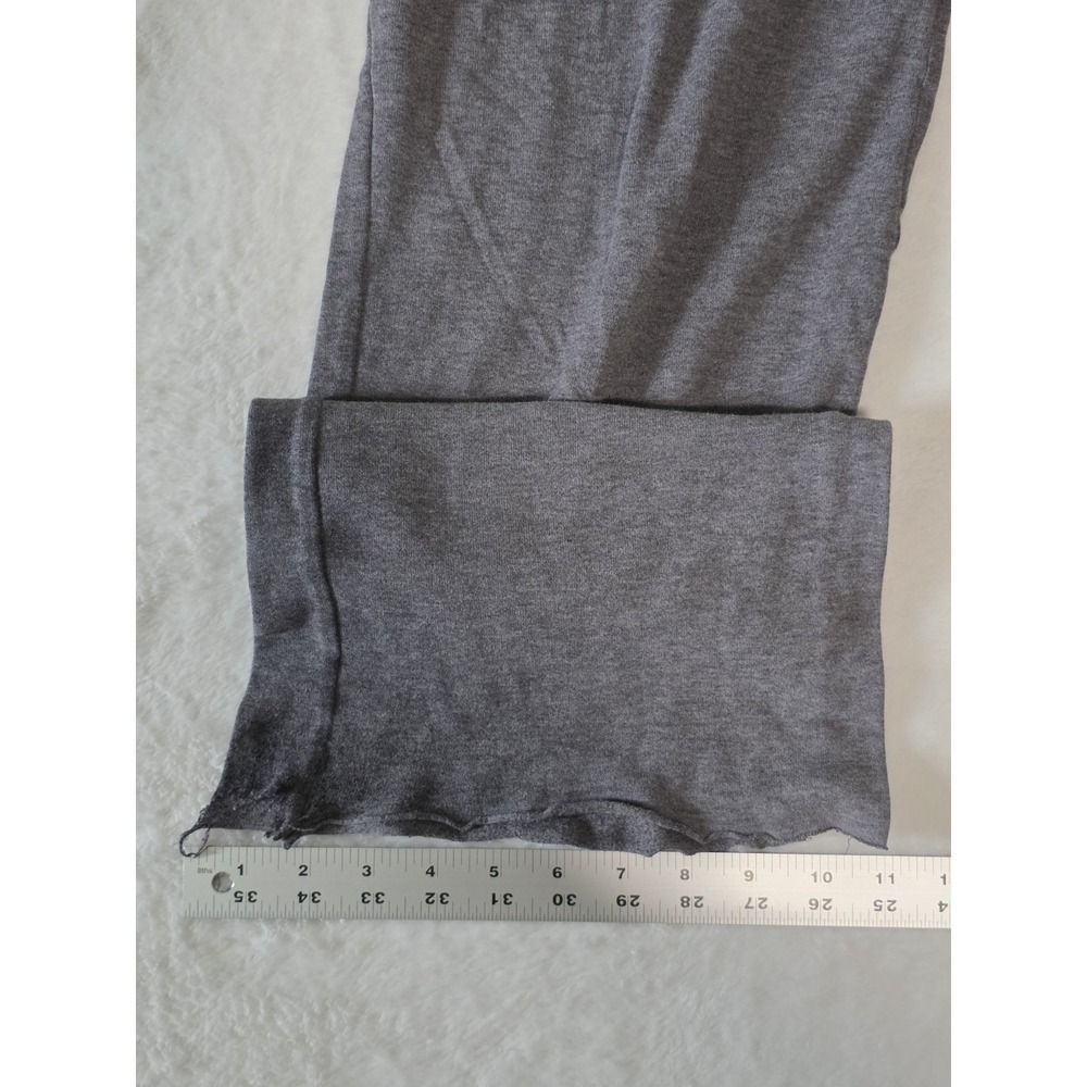 Victoria's Secret PINK Womens Medium Gray Wide Leg PINK Butt Spellout Logo Y2K - Picture 6 of 8